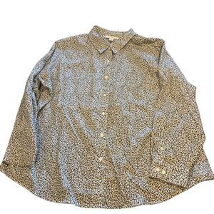 Appleseed's Women's‎ 3XL Floral Button-Up Shirt Multicolor Casual